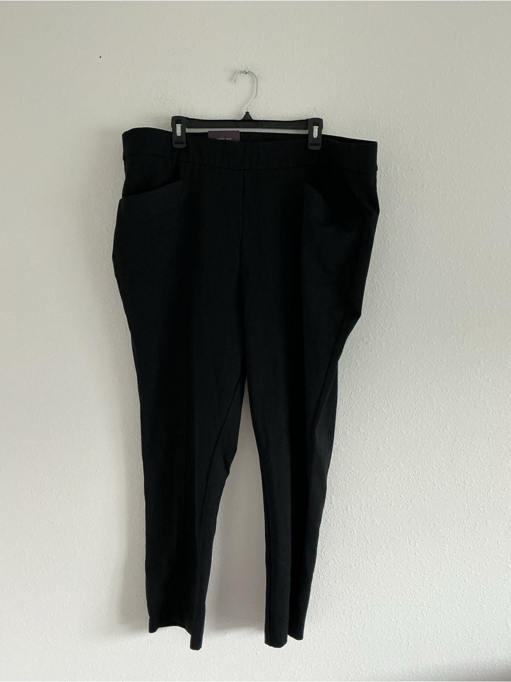 Ava & Viv Classic Black Skinny Ponte Pants